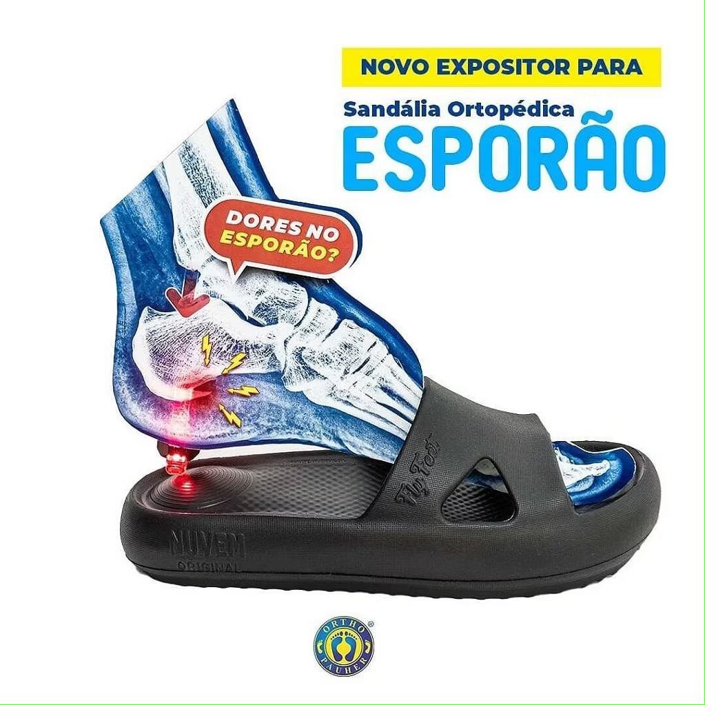 Sandália Ortopédica para Esporão Nuvem Fly Feet - Ortho Pauher - Imagem 5