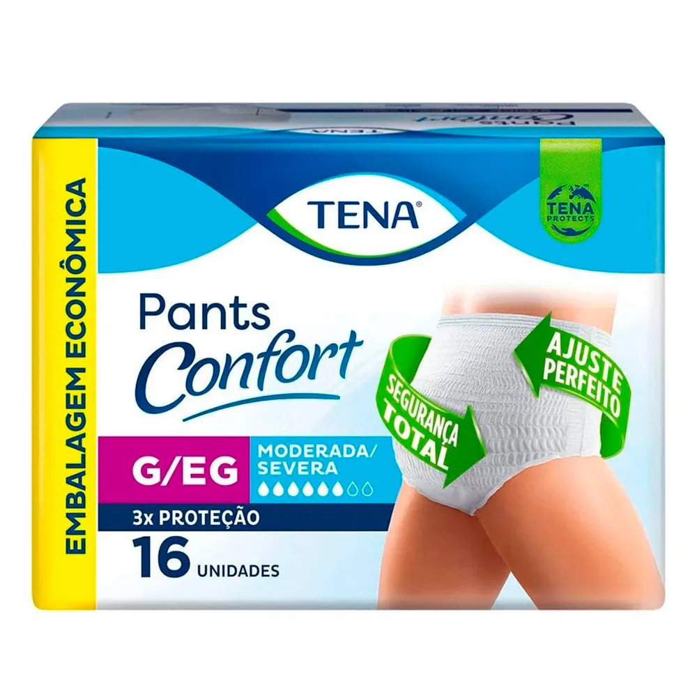 Fralda Geriátrica para Incontinência Moderada/Severa - Pants Confort Tena - Imagem 3