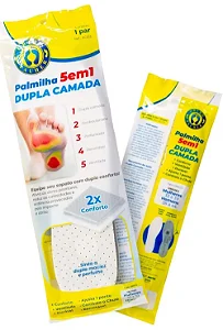 Palmilha Ortopédica 5 em 1 Dupla Camada Unissex - Ortho Pauher - Imagem 6